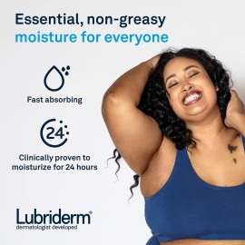 Lubriderm Daily Moisture Hydrating Body and Hand Lotion To Help Moisturize Dry Skin with Pro-Vitamin B5 For Healthy-Looking Skin, Non-Greasy, 6 fl. oz Lubriderm Daily Moisture Hydrating Body and Hand Lotion To Help Moisturize Dry Skin with Pro-Vitamin B5 For Healthy-Looking Skin, Non-Greasy, 6 fl. oz