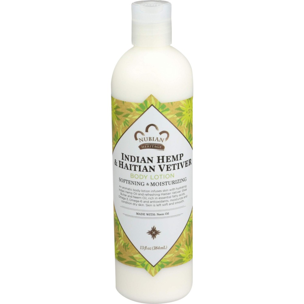 Body Lotion, Indian Hemp & Haitian Vetiver - 13oz