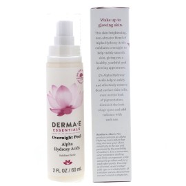 Derma e Evenly Radiant Overnight Peel With Alpha Hydroxy Acids 2 Ounce (60 ml) (Pack of 2) Derma e Evenly Radiant Overnight Peel With Alpha Hydroxy Acids 2 Ounce (60 ml) (Pack of 2)