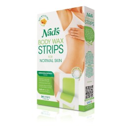 Nad\'s Hair Removal Strips, 24 Strips (Pack of 2)