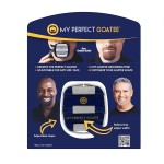My Perfect Goatee Shaving Template - Create a Perfectly Shaped Goatee Every Time - Adjustable Reduces Shaving Time - Shape Goatee and Circle Bead (Version 1.1)