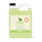 Fruits & Passion [Cucina] - Lime Zest and Cypress Tree Liquid Hand Soap Refill, Kitchen Hand Soap Refill, Vegan & Cruelty-Free, All Natural Moisturizing Hand Wash Refill (33.8 fl oz)