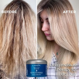 L\'ANZA Healing Moisture Moi Moi Hair Masque, Moisturizes and Refreshes Dry and Coarse Hair, Rich With Bamboo Codifying Complex, Sulfate-free, Paraben-free, Gluten-free Formula (6.8 Fl Oz) L\'ANZA Healing Moisture Moi Moi Hair Masque, Moisturizes and Refreshes Dry and Coarse Hair, Rich With Bamboo Codifying Complex, Sulfate-free, Paraben-free, Gluten-free Formula (6.8 Fl Oz)