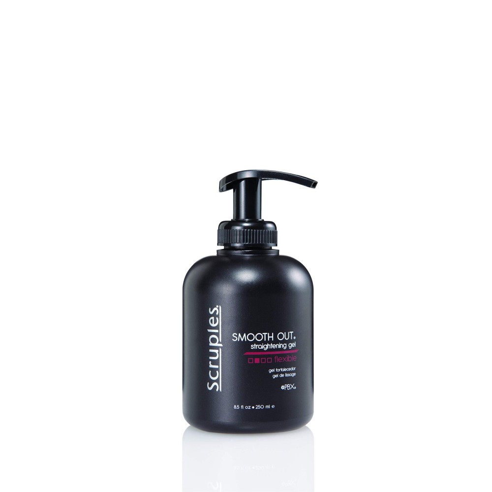 Scruples Smooth Out Hair Straightening & Styling Gel - Shine Enhancing & Frizz Control Solution for Women and Men with All Hair Types (8.5 oz)