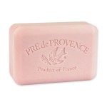Pre de Provence Artisanal Soap Bar, Enriched with Organic Shea Butter, Natural French Skincare, Quad Milled for Rich Smooth Lather, 8.8 Ounce, Peony