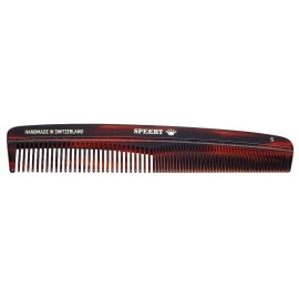 Speert 5 Handmade Wide Narrow Tooth Comb Tortoise Havana Acetate Thick Coarse Curly Thin Fine Straight Hair Detangling Parting Grooming Teasing Styling Hairdresser Barber Hairdressing Wet Dry Pocket