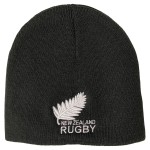 New Zealand Rugby Logo Beanie Black