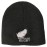 New Zealand Rugby Logo Beanie Black