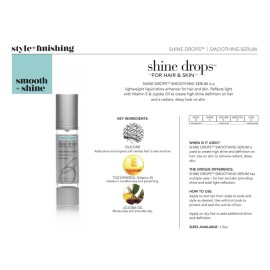 Brocato Shine Drops Smoothing Serum, 1 Oz | Shine Enhancer for Dry, Damaged Hair & Skin | Anti Frizz Control & Radiance & Luminosity Enhancing Serum with Organic Jojoba Oil Brocato Shine Drops Smoothing Serum, 1 Oz | Shine Enhancer for Dry, Damaged Hair & Skin | Anti Frizz Control & Radiance & Luminosity Enhancing Serum with Organic Jojoba Oil