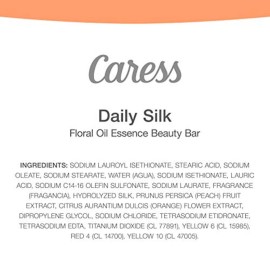 Caress Moisturizing Beauty Bar, Daily Silk, 4 Ounce (Pack of 8)