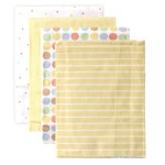 Luvable Friends Unisex Baby Cotton Flannel Receiving Blankets, Yellow, One Size