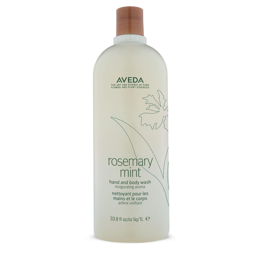 Aveda Rosemary Mint Body Lotion | Lightweight Cooling Lotion with Menthol | with Invigorating Aroma of Certified Organic Peppermint & Rosemary, 6.7 Fl Oz