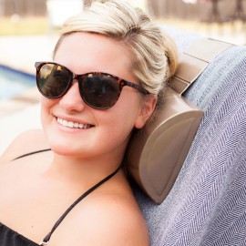 TRC Recreation Super Soft Closed Cell Foam Weighted Spa and Bath Pillow, White TRC Recreation Super Soft Closed Cell Foam Weighted Spa and Bath Pillow, White