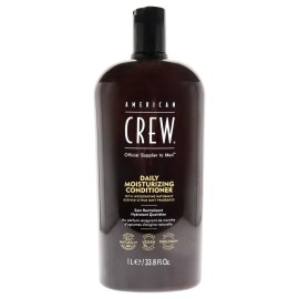 American Crew Men\'s Daily Moisturizing Conditioner for Soft, Manageable Hair, Naturally Derived, Vegan Formula, Citrus Mint, 33.8 Oz