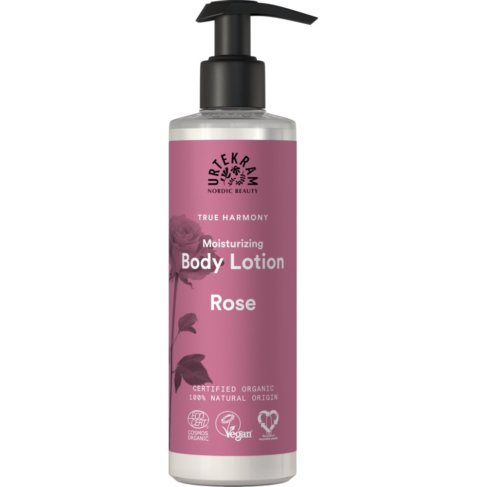 URTEKRAM Rose Body Lotion, 245 ML