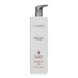 L\'ANZA Healing Volume Thickening Shampoo, Boosts Shine, Volume, and Thickness for Fine and Flat Hair, Rich with Bamboo Bodifying Complex and Keratin (33.79 Fl Oz)