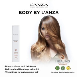 L\'ANZA Healing Volume Thickening Shampoo, Boosts Shine, Volume, and Thickness for Fine and Flat Hair, Rich with Bamboo Bodifying Complex and Keratin (33.79 Fl Oz) L\'ANZA Healing Volume Thickening Shampoo, Boosts Shine, Volume, and Thickness for Fine and Flat Hair, Rich with Bamboo Bodifying Complex and Keratin (33.79 Fl Oz)
