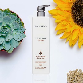 L\'ANZA Healing Volume Thickening Shampoo, Boosts Shine, Volume, and Thickness for Fine and Flat Hair, Rich with Bamboo Bodifying Complex and Keratin (33.79 Fl Oz) L\'ANZA Healing Volume Thickening Shampoo, Boosts Shine, Volume, and Thickness for Fine and Flat Hair, Rich with Bamboo Bodifying Complex and Keratin (33.79 Fl Oz)