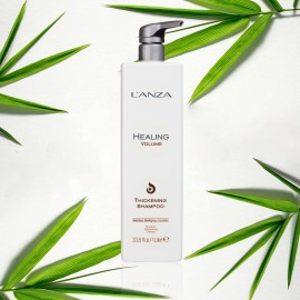 L\'ANZA Healing Volume Thickening Shampoo, Boosts Shine, Volume, and Thickness for Fine and Flat Hair, Rich with Bamboo Bodifying Complex and Keratin (33.79 Fl Oz) L\'ANZA Healing Volume Thickening Shampoo, Boosts Shine, Volume, and Thickness for Fine and Flat Hair, Rich with Bamboo Bodifying Complex and Keratin (33.79 Fl Oz)