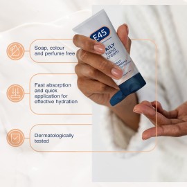 E45 Dermatological Moisturising Hand Cream (50ml)