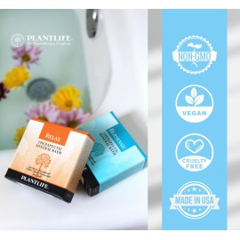 Plantlife Rejuvenate Therapy Bath Salts - Straight from The Plant Natural Aromatherapy Bath Salts - Balance, Calm, and Release Tension in The Body - Made in California 16 oz