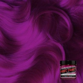 MANIC PANIC Classic Fuschia Shock Semi Permanent Hair Color - Dark Pink Hair Dye for Women & Men That Lasts 4-6 Weeks - Vegan, Ammonia & Cruelty-Free - Create & Mix Custom Shades (4oz)