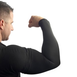 Tatjacket Tattoo Cover Up Concealer Sleeve, 2-PACK, Full Arm coverage, UPF 50 Protective, Slip Free, for Men & Women (Unisex), LARGE, BLACK Tatjacket Tattoo Cover Up Concealer Sleeve, 2-PACK, Full Arm coverage, UPF 50 Protective, Slip Free, for Men & Women (Unisex), LARGE, BLACK