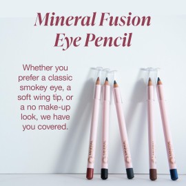 Mineral Fusion Eye Pencil, Grey Eyeliner with Soothing Chamomile, Meadowfoam & Vitamin E, Velvety Smooth, Hypoallergenic Eye Makeup to Line & Define, Long-Lasting Eyeliner Pencil, Volcanic, 0.04 Oz Mineral Fusion Eye Pencil, Grey Eyeliner with Soothing Chamomile, Meadowfoam & Vitamin E, Velvety Smooth, Hypoallergenic Eye Makeup to Line & Define, Long-Lasting Eyeliner Pencil, Volcanic, 0.04 Oz