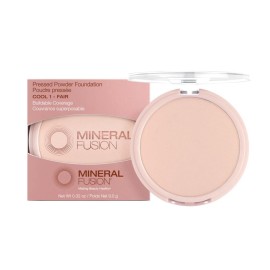 Mineral Fusion Pressed Powder Foundation, Cool 1 - Fair Skin w/ Pink/Red Undertones, Age Defying Foundation Makeup with Matte Finish, Talc Free Face Powder, Hypoallergenic, Cruelty-Free, 0.32 Oz Mineral Fusion Pressed Powder Foundation, Cool 1 - Fair Skin w/ Pink/Red Undertones, Age Defying Foundation Makeup with Matte Finish, Talc Free Face Powder, Hypoallergenic, Cruelty-Free, 0.32 Oz
