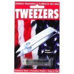 Sliver Gripper Uncle Bill\'s 19074 Tweezers in a Recloseable Tube