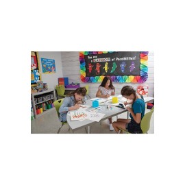 Prang 80519 Semi-Moist Watercolors, 8 Assorted Colors, 36/Set