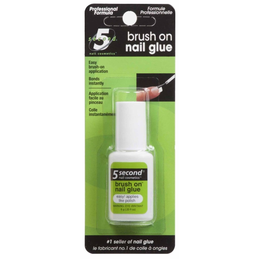 5 Second Brush On Nail Glue 0.2 oz 5 Second Brush On Nail Glue 0.2 oz