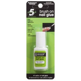 5 Second Brush On Nail Glue 0.2 oz