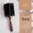 Spornette Italian Rounder 3 Inch Hair Brush (955-XL) - Round Double Density Boar Bristle Brush With Wooden Handle For Blow Drying, Styling, Volumizing, Straightening And Curling Medium To Long Hair
