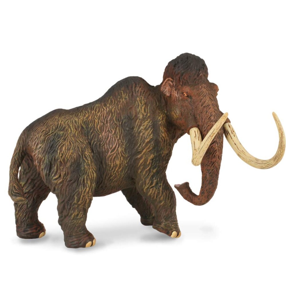 CollectA Woolly Mammoth Toy (1:20 Scale), 7.1L x 5.3H