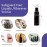 Infinity Jars 30 Ml (1 fl oz) Black Ultraviolet Glass Fine Mist Spray Bottle Cleaning Products Refillable Containers Homemade Perfume Blends Room, Sprays Bath Beauty Hair, Screw Top Bottles