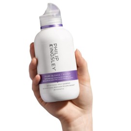 PHILIP KINGSLEY | Pure Blonde/Silver Purple Brightening Shampoo | Color Correcting Shampoo for Blonde, Silver, Grey, Platinum, Bleached, Brassy Hair | For Orange Brassiness and Yellow Tones | 8.4oz PHILIP KINGSLEY | Pure Blonde/Silver Purple Brightening Shampoo | Color Correcting Shampoo for Blonde, Silver, Grey, Platinum, Bleached, Brassy Hair | For Orange Brassiness and Yellow Tones | 8.4oz