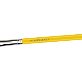 Bdellium Tools Professional Makeup Brush - Studio Series 774 Large Shader - With Mix of Soft Natural and Synthetic Fibers, For Applying and Blending Powder (Yellow, 1pc)