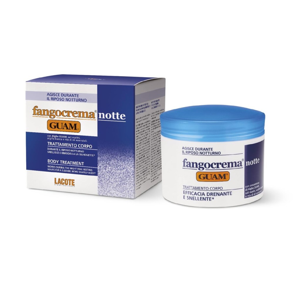 GUAM Seaweed Night Body Lipo Reducing Cream, Body Firming Moisturizer with Shea Butter and Sea Salt, Overnight Cellulite Cream | By GUAM Beauty