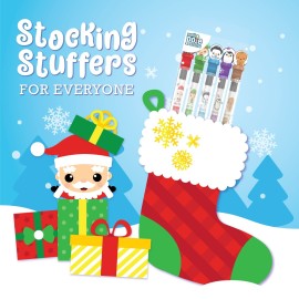 Holiday Smencils - HB 2 Patented Gourmet Scented Fun Pencils, 5 Count - Stocking Stuffer, Gifts for Kids, School Supplies, Party Favors, Classroom Rewards