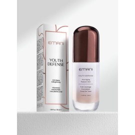 Emani Hydrawear 12-Hour Liquid Foundation - Buildable Coverage, Lightweight & Hydrating - Vegan, Cruelty-Free - 1.18 Fl Oz, Golden Amber (Cool Medium) Emani Hydrawear 12-Hour Liquid Foundation - Buildable Coverage, Lightweight & Hydrating - Vegan, Cruelty-Free - 1.18 Fl Oz, Golden Amber (Cool Medium)