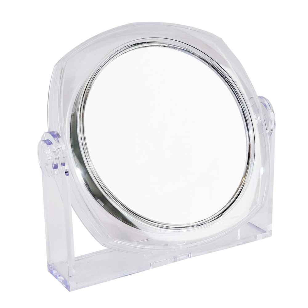 Rucci Clear Vanity Mirror, 1X/10X M821 Mirror Clear Acrylic 6.5 Inch (Pack of 1)