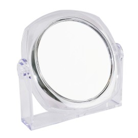 Rucci Clear Vanity Mirror, 1X/10X M821 Mirror Clear Acrylic 6.5 Inch (Pack of 1)