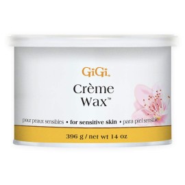 GiGi Crme Wax for Hair Removal, Soft Wax for Sensitive Skin, Face & Body, Gentle Formula, 14 oz, 1 Pack