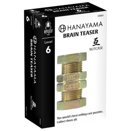 BePuzzled | Nutcase Hanayama Metal Brainteaser Puzzle Mensa Rated Level 6, for Ages 12 and Up