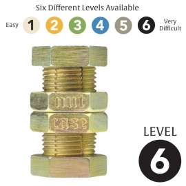 BePuzzled | Nutcase Hanayama Metal Brainteaser Puzzle Mensa Rated Level 6, for Ages 12 and Up