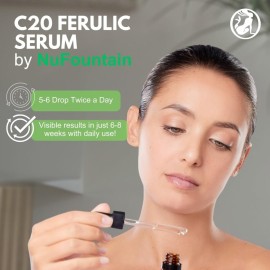 NuFountain C20 Ferulic HAND CRAFTED C20 L-Ascorbic Acid Serum. Made Fresh When Ordered