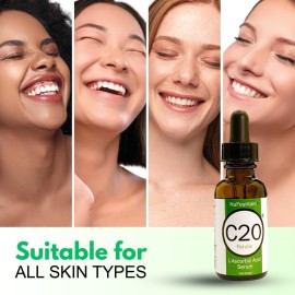 NuFountain C20 Ferulic HAND CRAFTED C20 L-Ascorbic Acid Serum. Made Fresh When Ordered