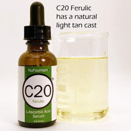 NuFountain C20 Ferulic HAND CRAFTED C20 L-Ascorbic Acid Serum. Made Fresh When Ordered