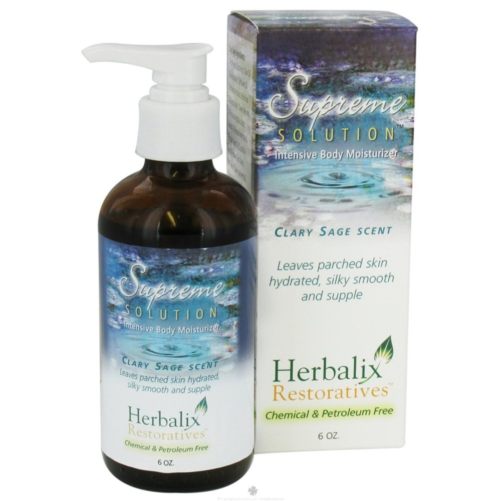 Herbalix Restoratives Supreme Solution Intensive Body Moisturizer - Clary Sage 6 Ounces